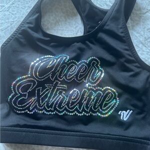 Varsity Black Cheer Extreme Bra